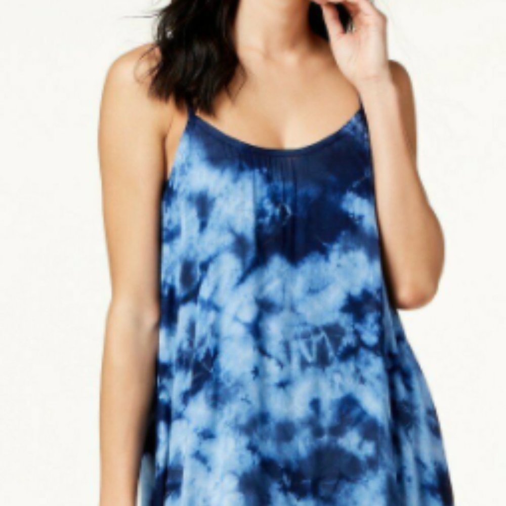 Raviya swim suit cover-up with crochet hem